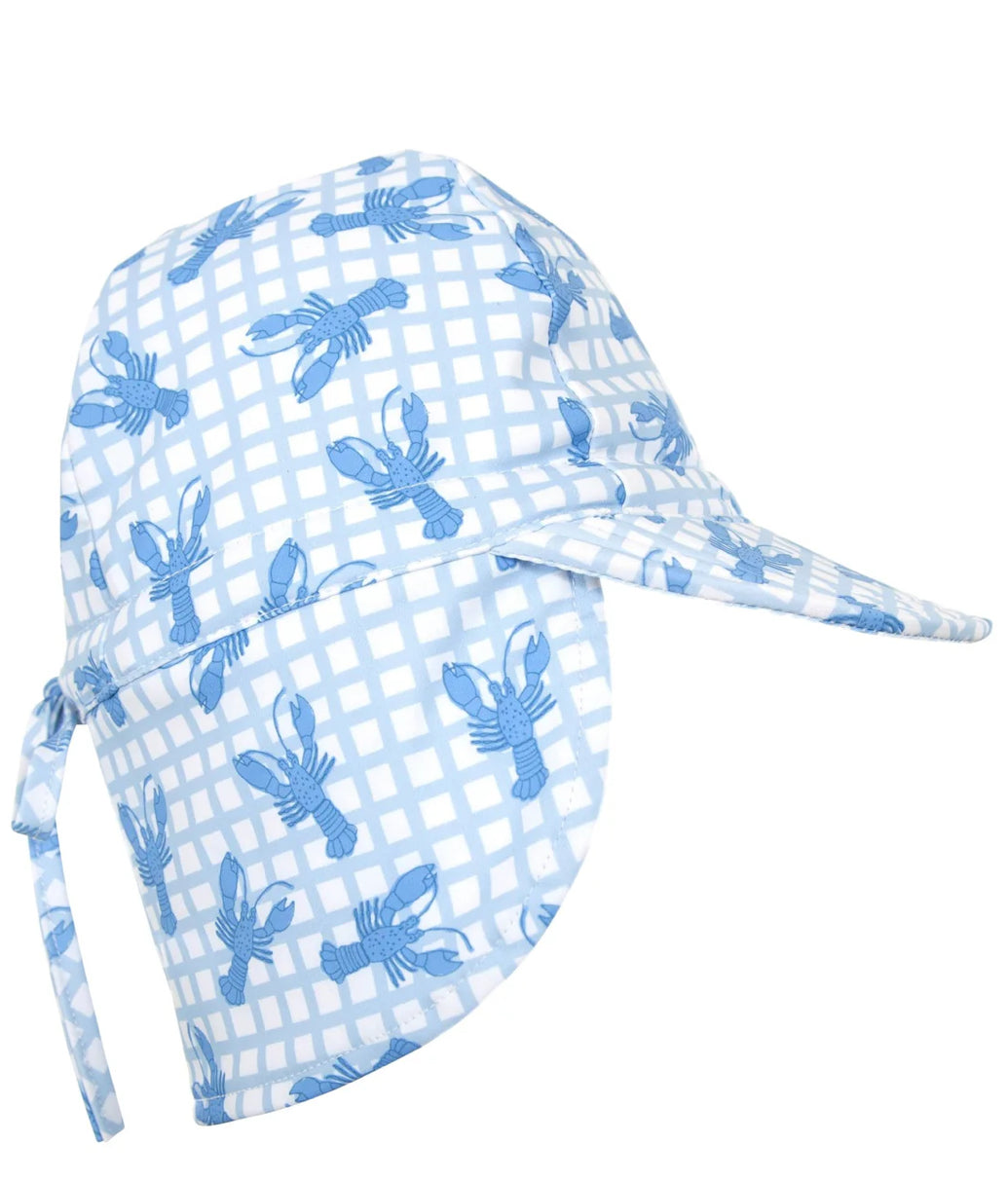 Blue Lobsters Swim Flap Cap