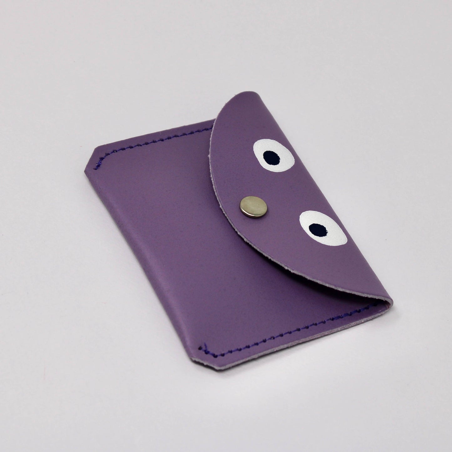 Googly Eye Mini Money Coin Purse: Lilac