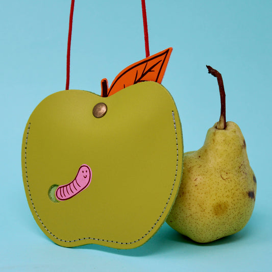 Apple Pocket Coin Purse - Apple Green