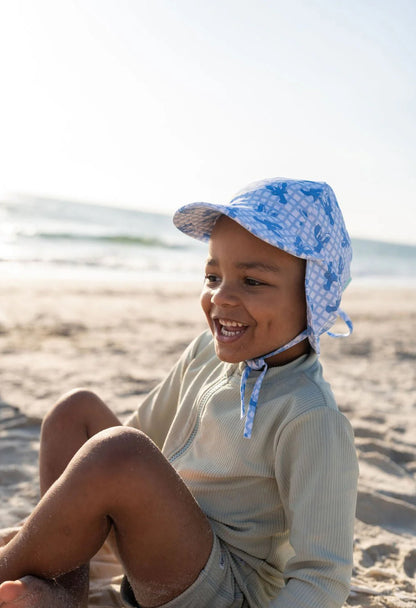 Blue Lobsters Swim Flap Cap