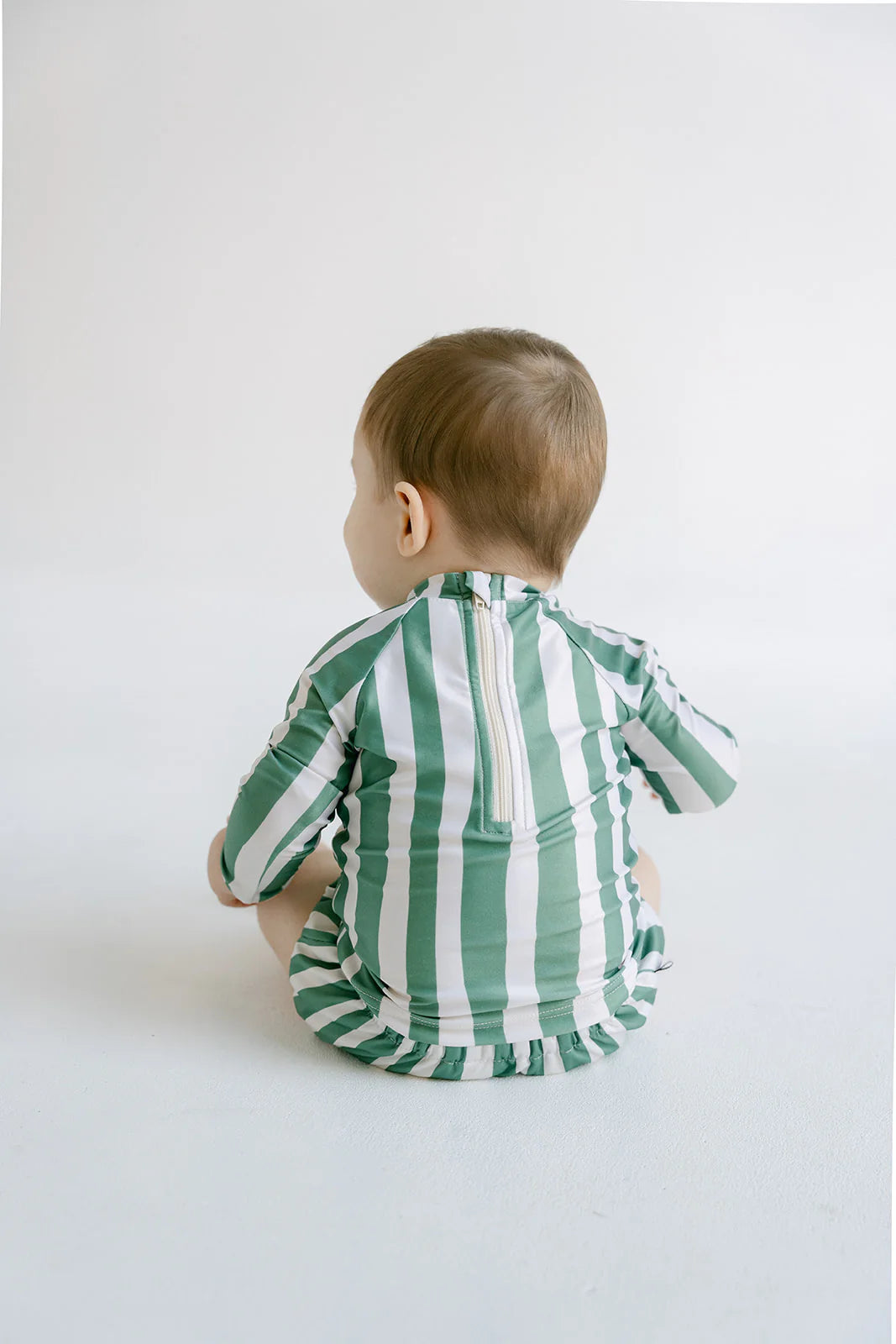 Baby swim rashie - jungle stripe