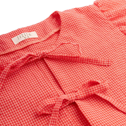 The Cami Blouse - Cherry Gingham