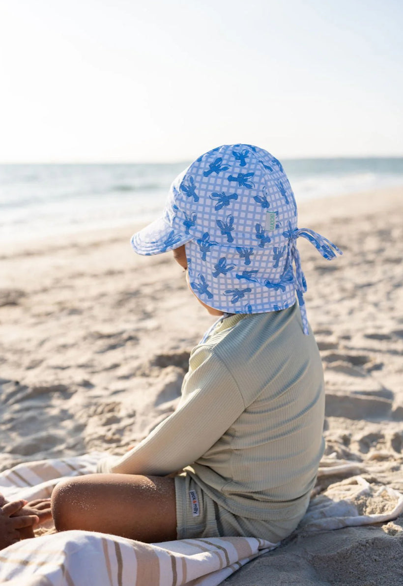 Blue Lobsters Swim Flap Cap