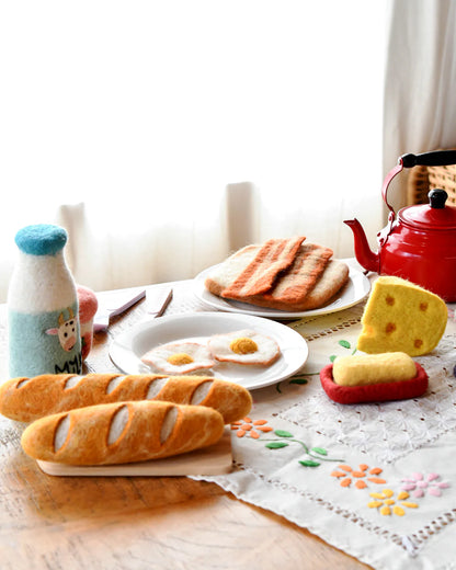 Felt Bacon and Eggs Breakfast Set