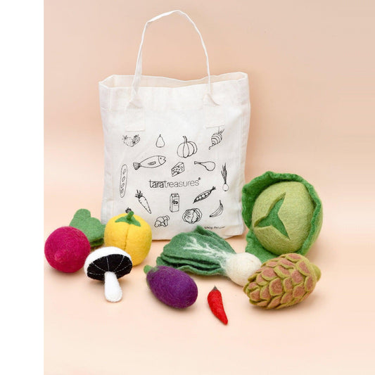 Felt Play Foods Group - Vegetable