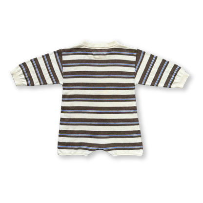 Sardine stripe romper