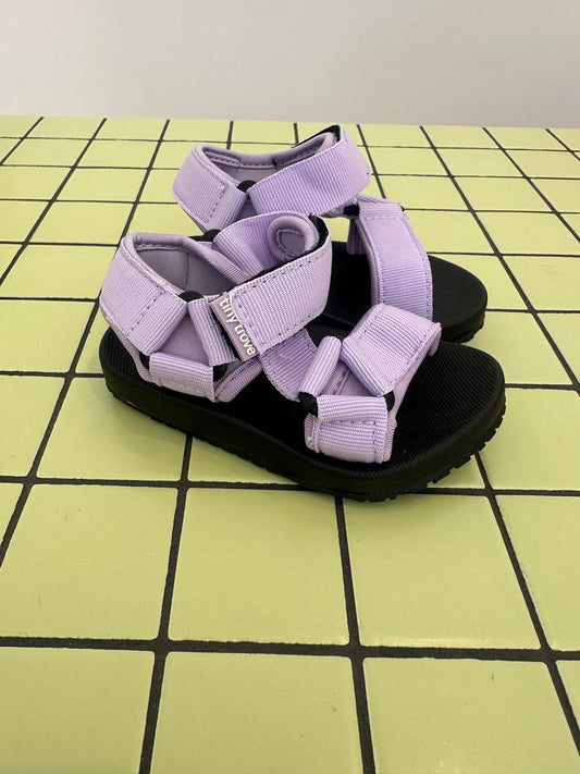 Olympia velcro sandals - lilac