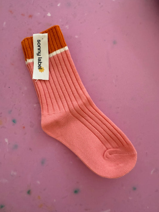 Fun socks - jellyfish (pink/orange)