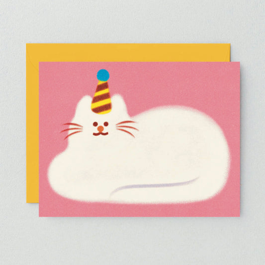 Birthday Cat Kids Greeting Card