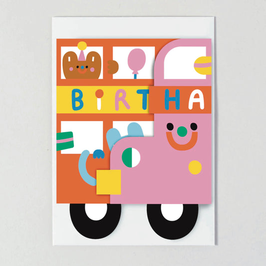 Bus Fold Out Card