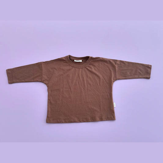 Romy Long Sleeve Tee - Mocha