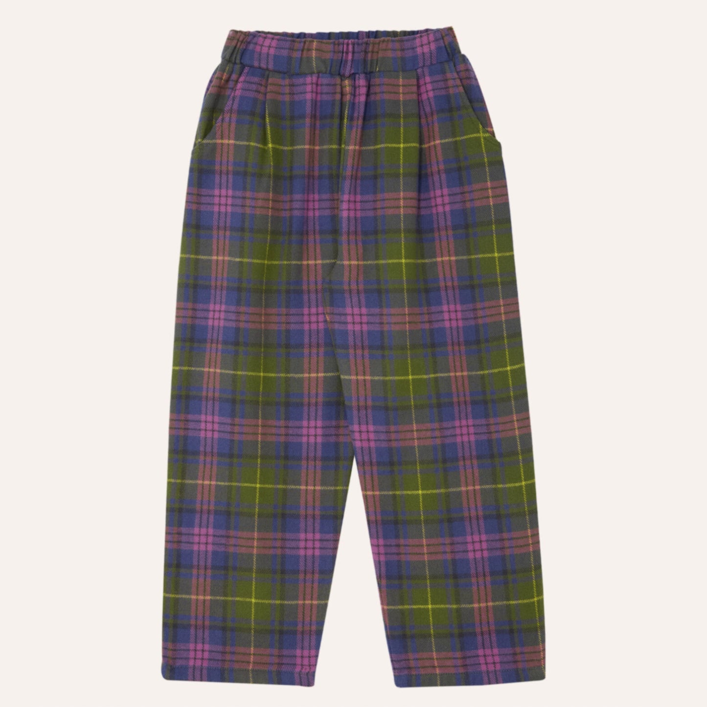 Checked Kids Trousers