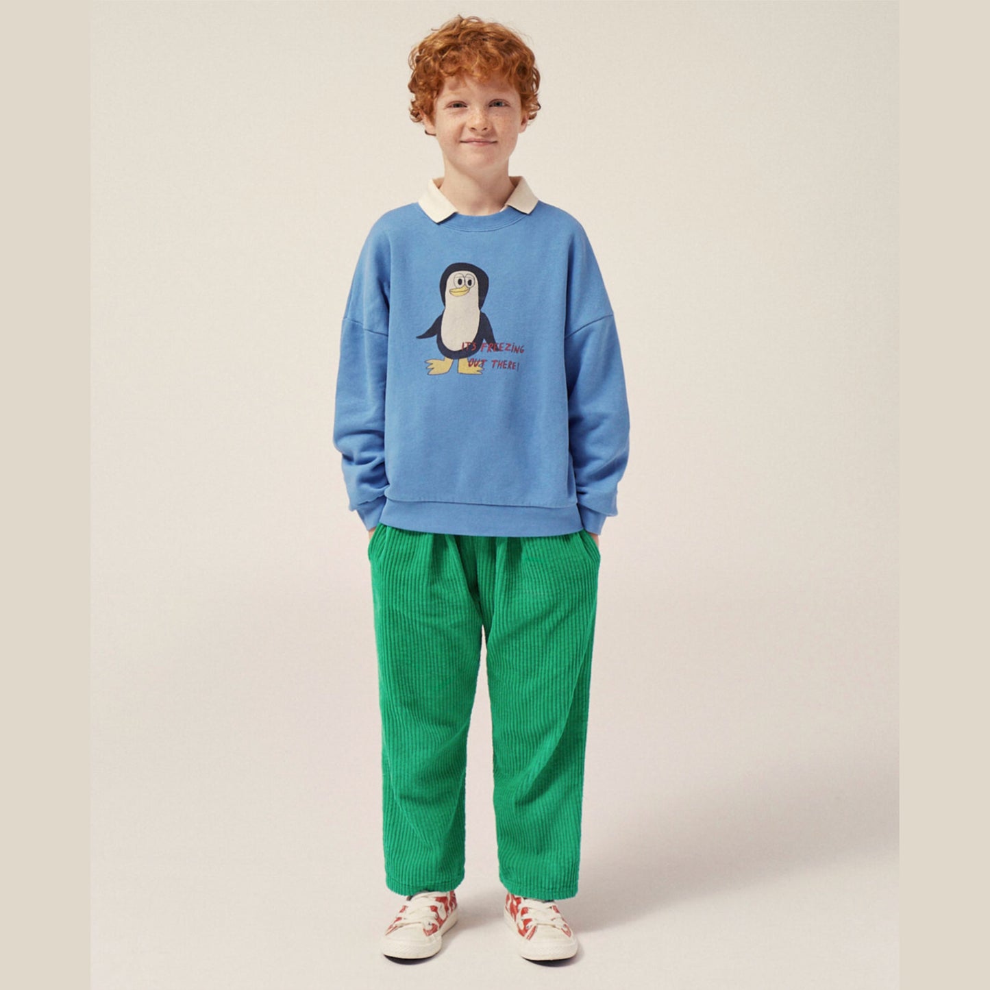 Penguin Oversized Kids Sweatshirt