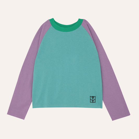 Purple Sleeves Kids T-Shirt