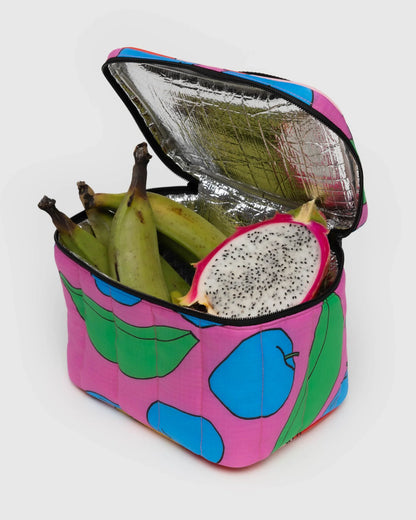 Large Lunchbox in apples and bananas by Baggu