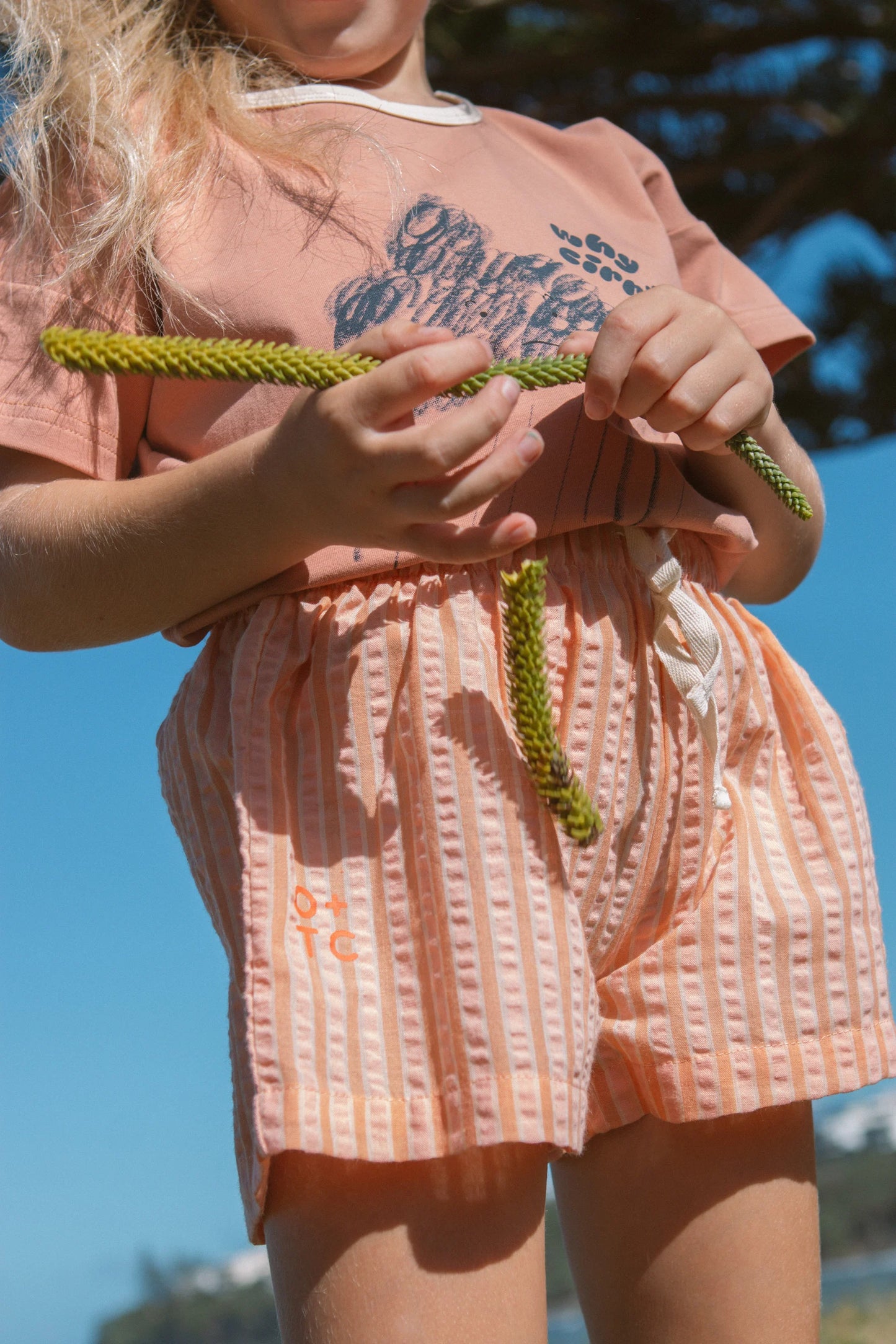 Cantaloupe Wide Shorts