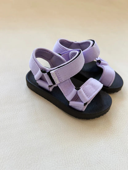 Olympia velcro sandals - lilac