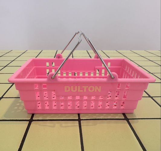 Mini shopping basket - light pink