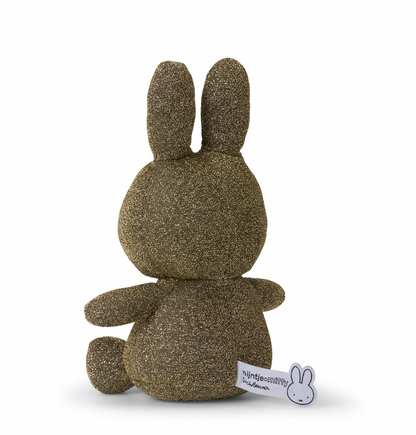 Miffy sitting - sparkle gold- 23cm