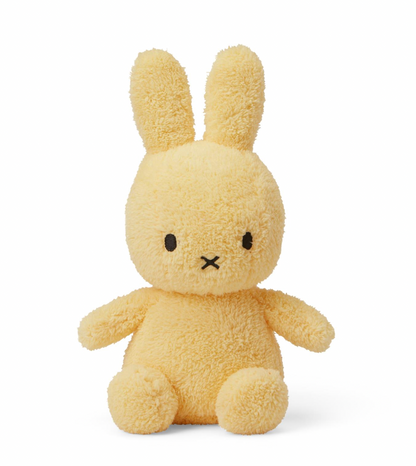 Miffy sitting 23cm - terry - light yellow