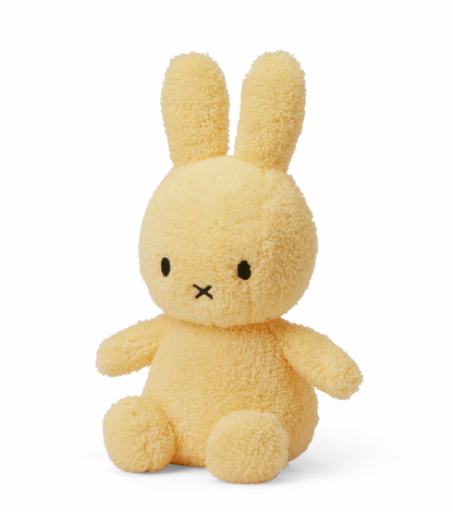 Miffy sitting 23cm - terry - light yellow