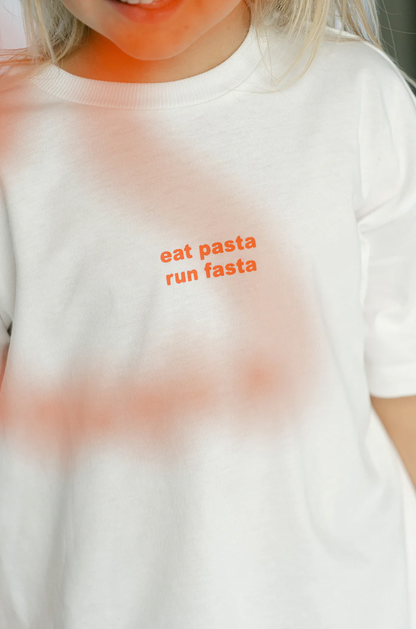 Pasta tee- white