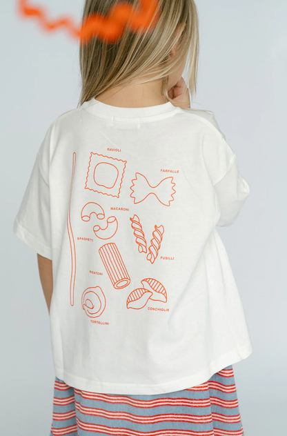 Pasta tee- white