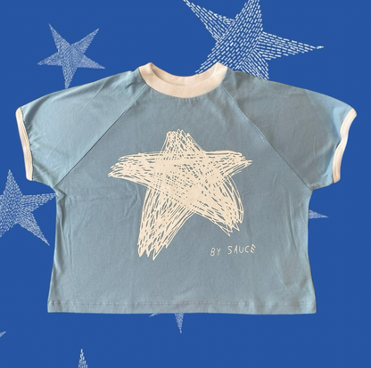 Scribble star tee