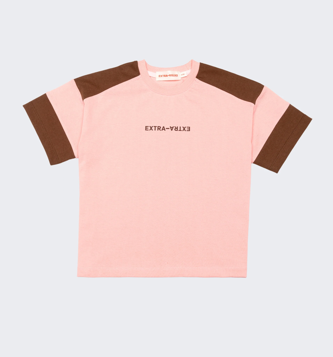 Contrast panel t-shirt