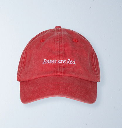 Roses are red cap