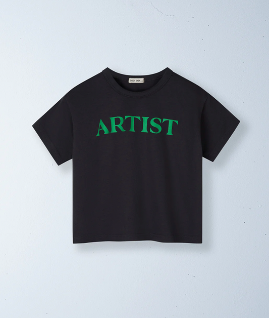 Artist top | bright green