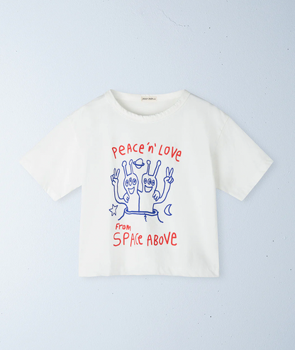 Space tee | bright white