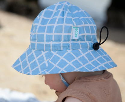 checks wide brim sunhat | infant