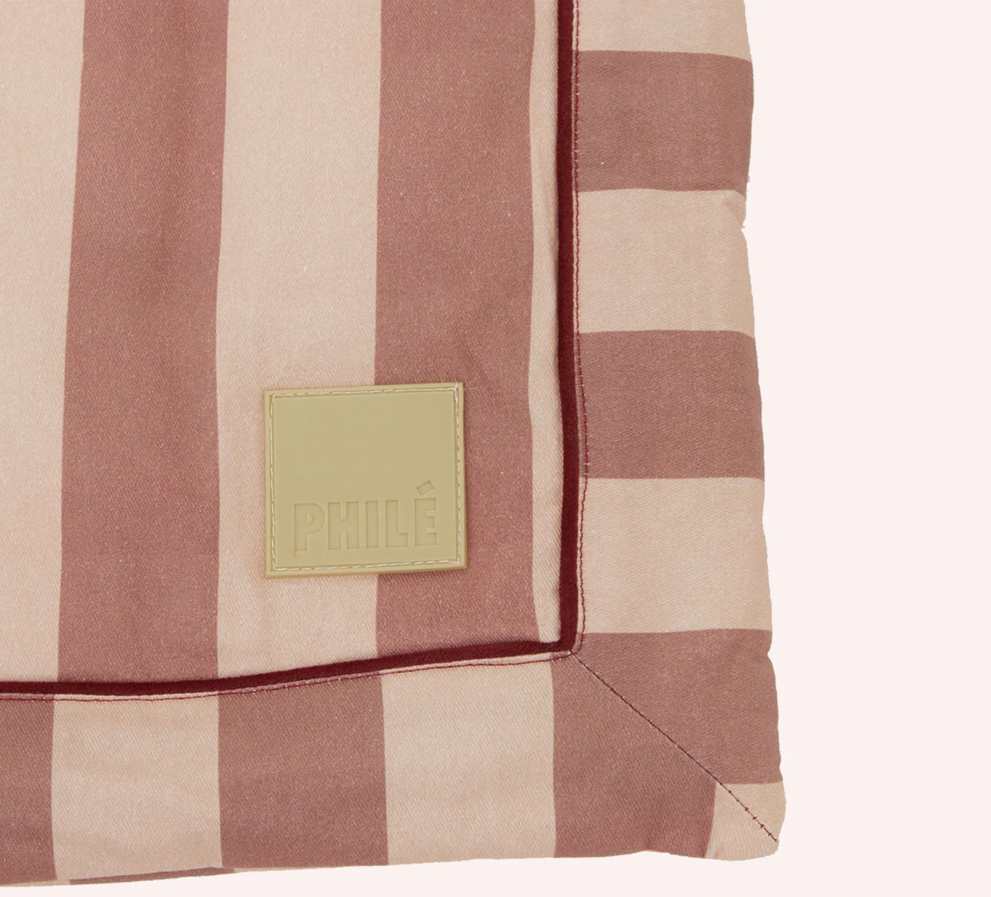 Striped play mat | pink