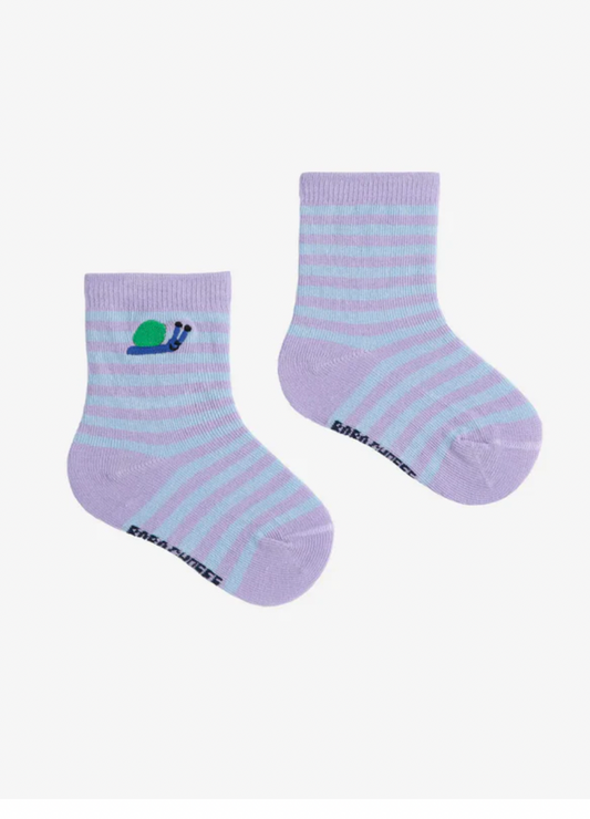 funny snail short socks | baby