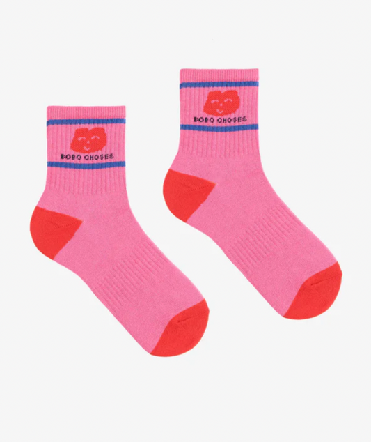 Joyful face short socks | kids