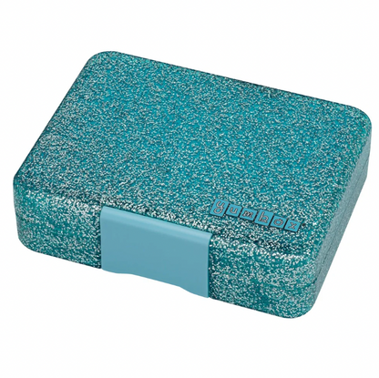 Snack box | twinkle aqua glitter