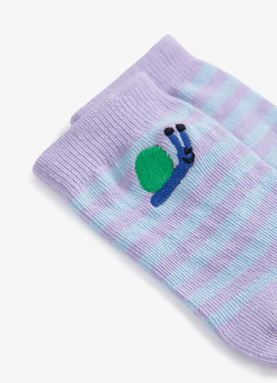 funny snail short socks | baby