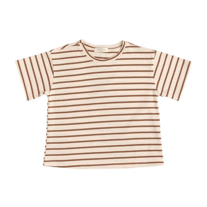 The tei shirt - chocolate stripe