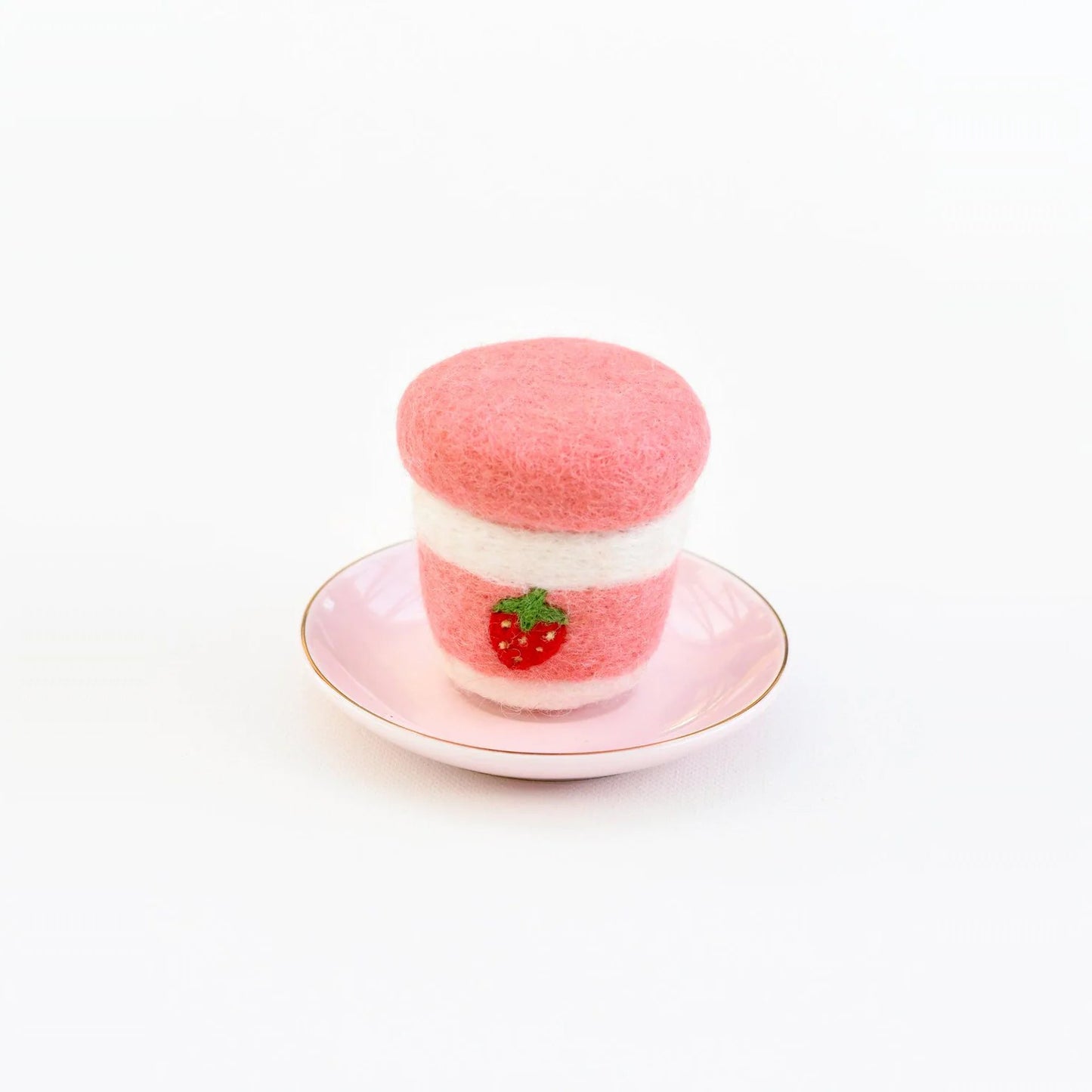 Felt Strawberry Yoghurt