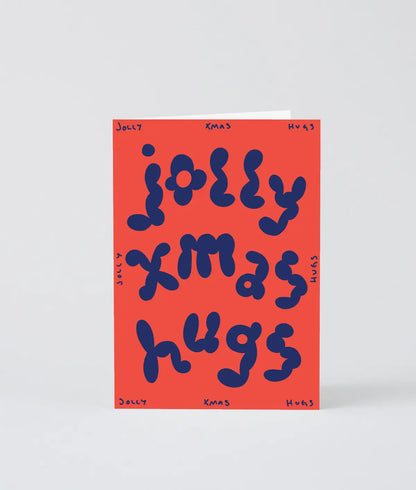 Jolly Xmas Hugs - card