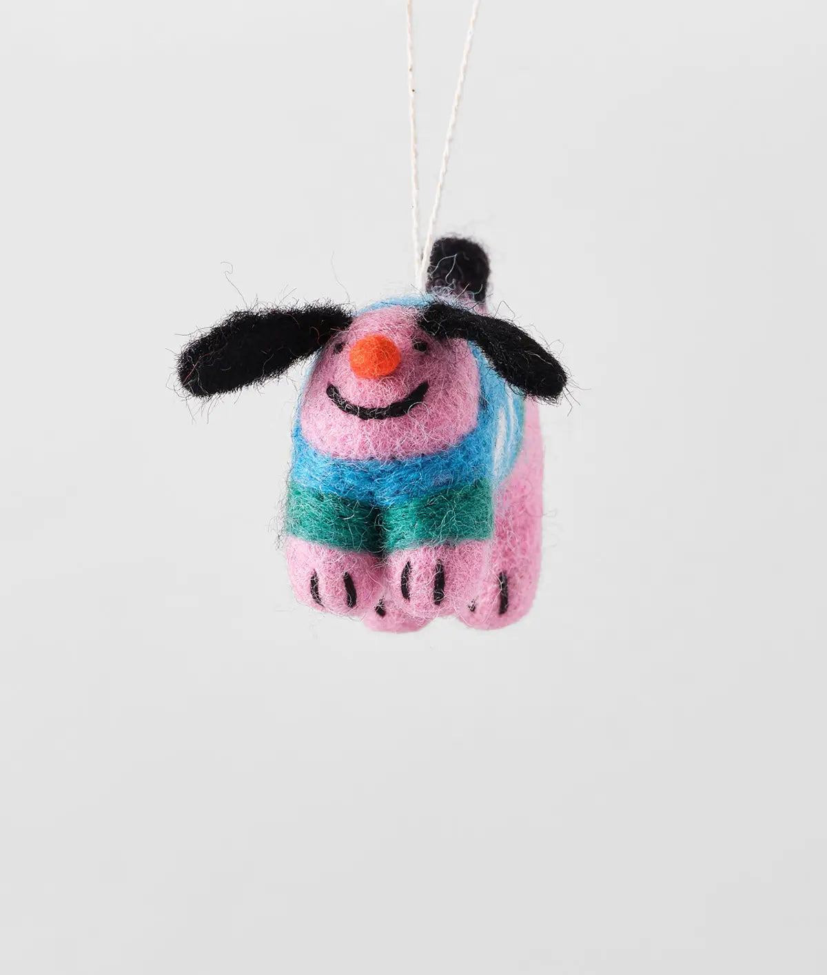 felt hanging ornament - dog