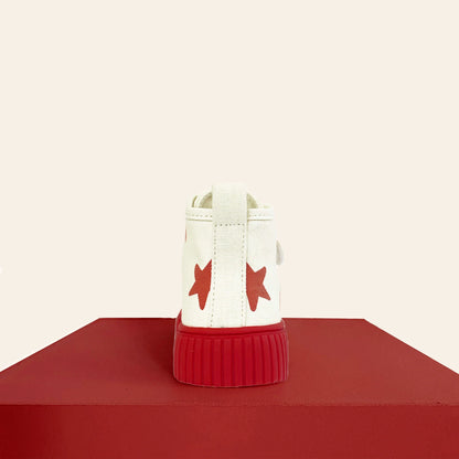 By Billie X Piccolini High Top Sneaker | Red Star