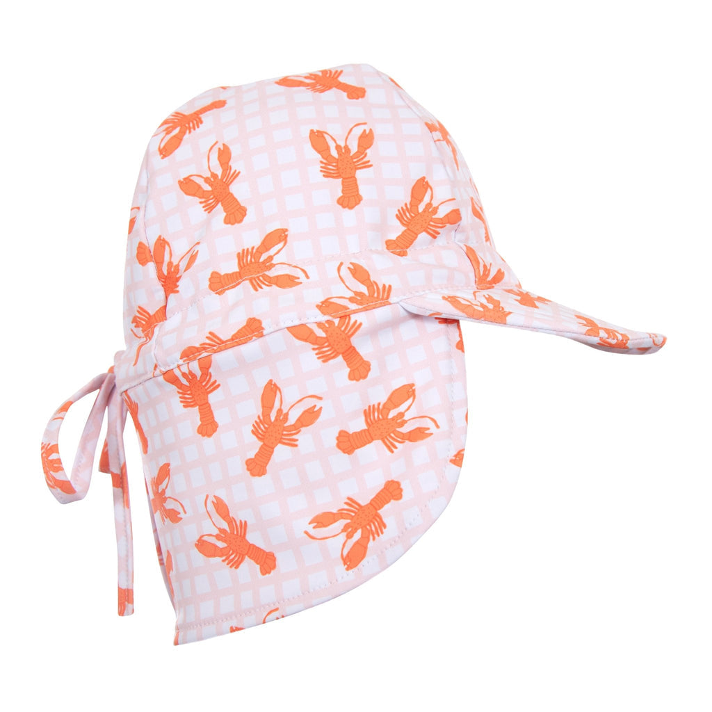 Lobsters swim flap cap - pink