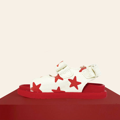 By Billie X Piccolini Sandal | Red Star