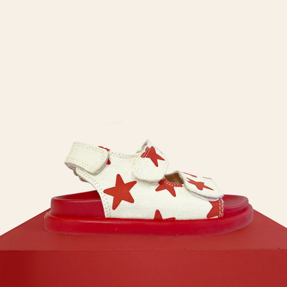 By Billie X Piccolini Sandal | Red Star