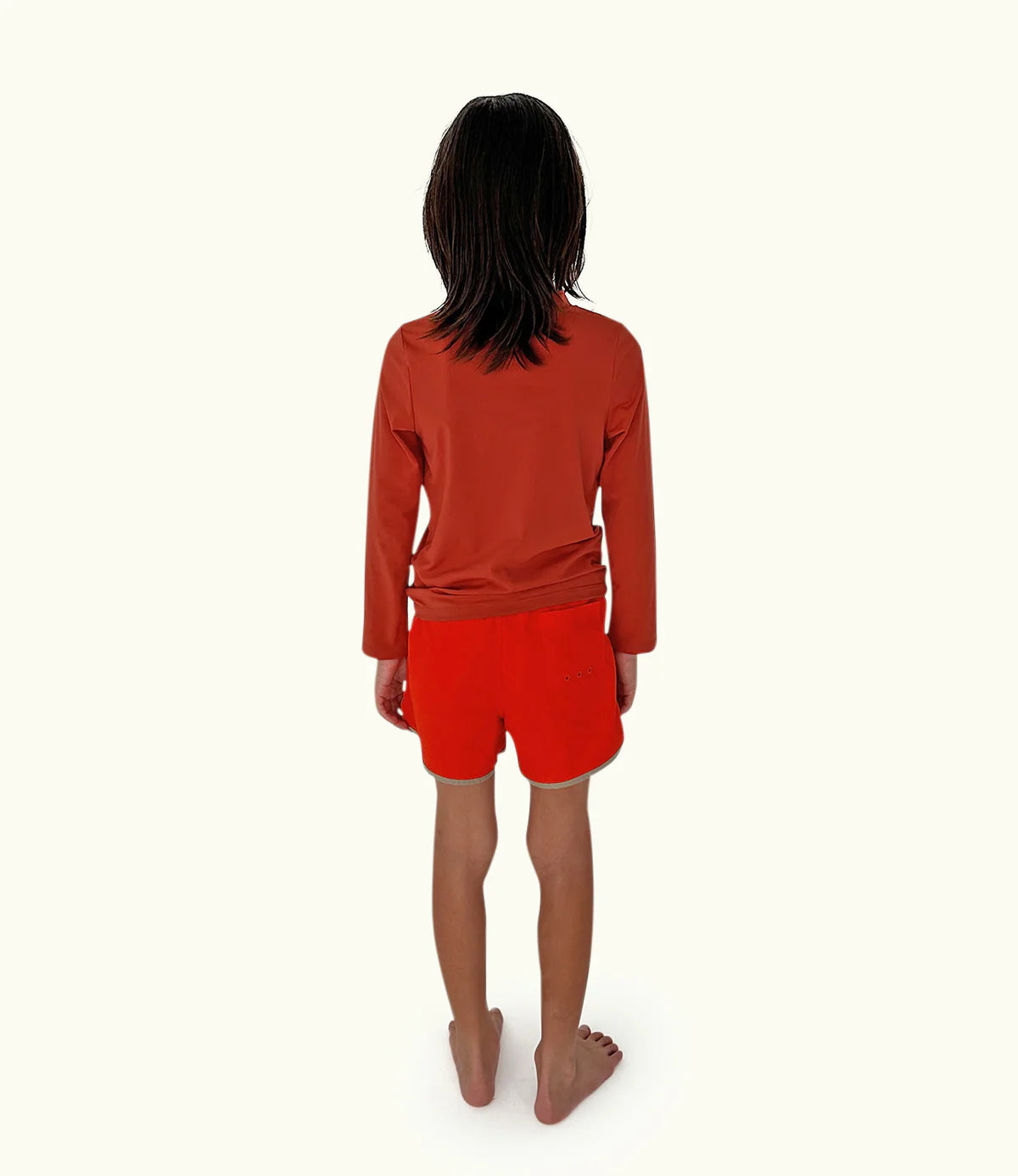 The quick dry swim short - tomato