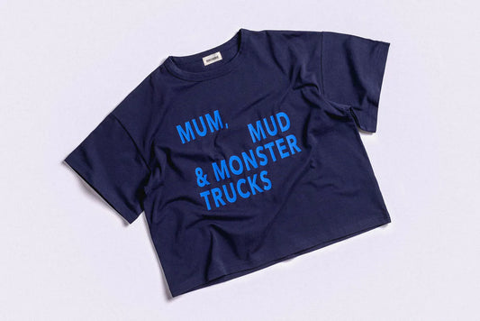 mum, mud and monster trucks tee